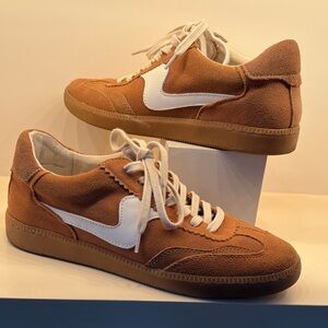 Dolce Vita Tan Suede Women's Sneakers 7.5